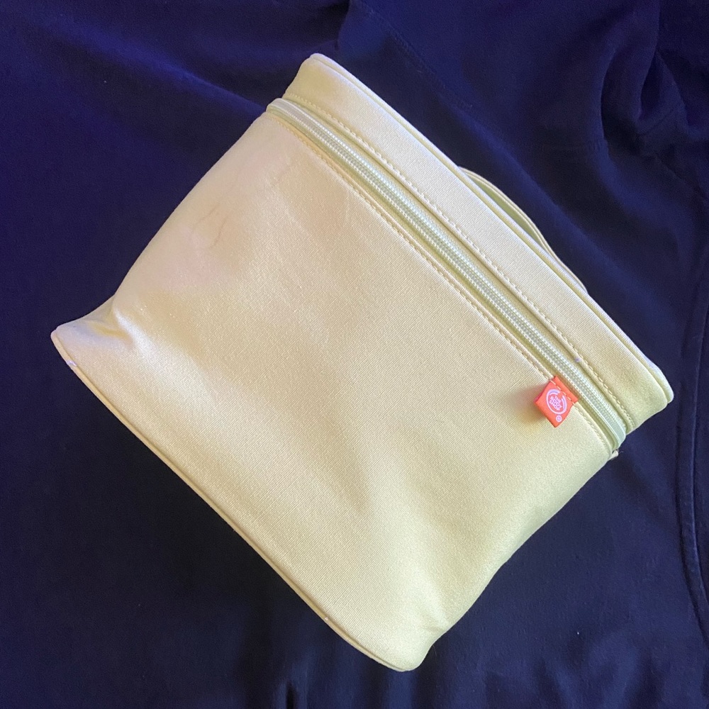 Lime green makeup case